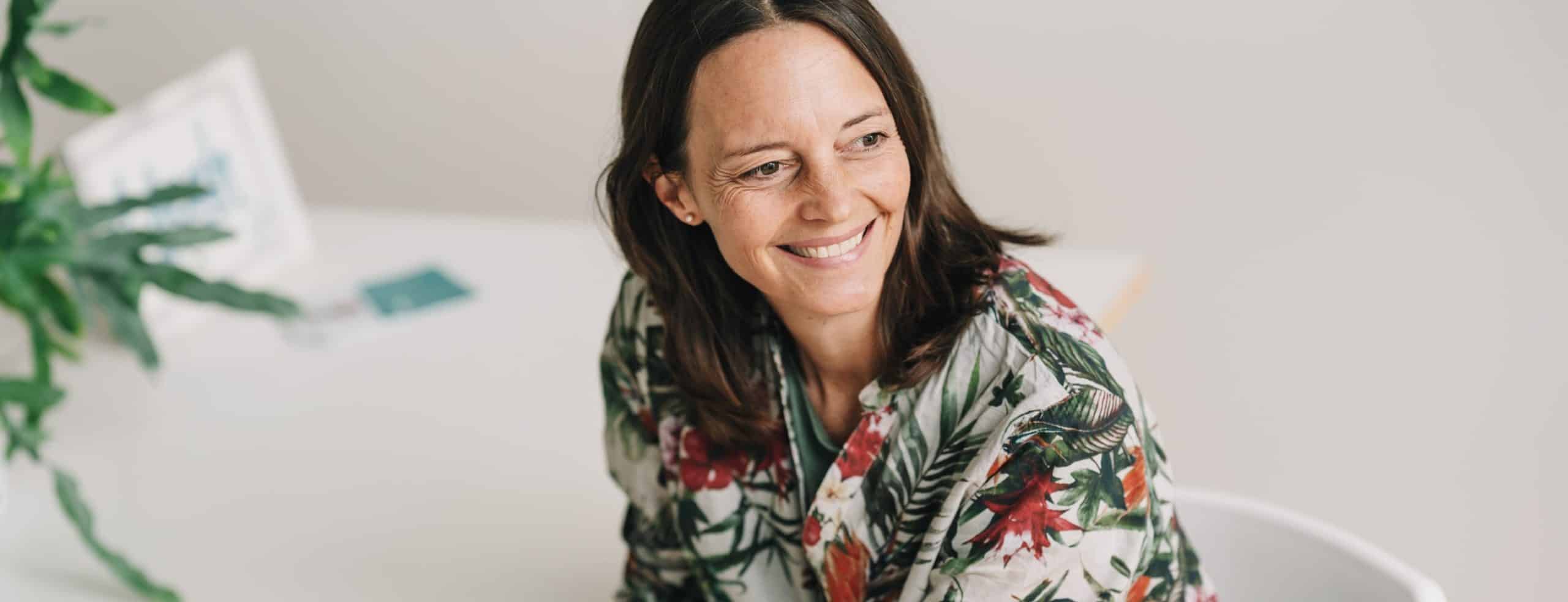 Woman smiling after dental care in Salt Lake City UT