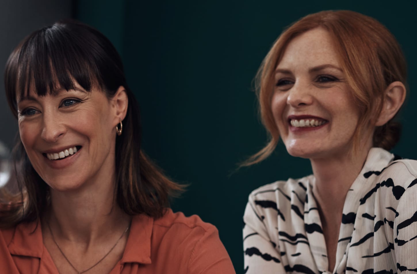 Two women smiling after dental care in Salt Lake City UT