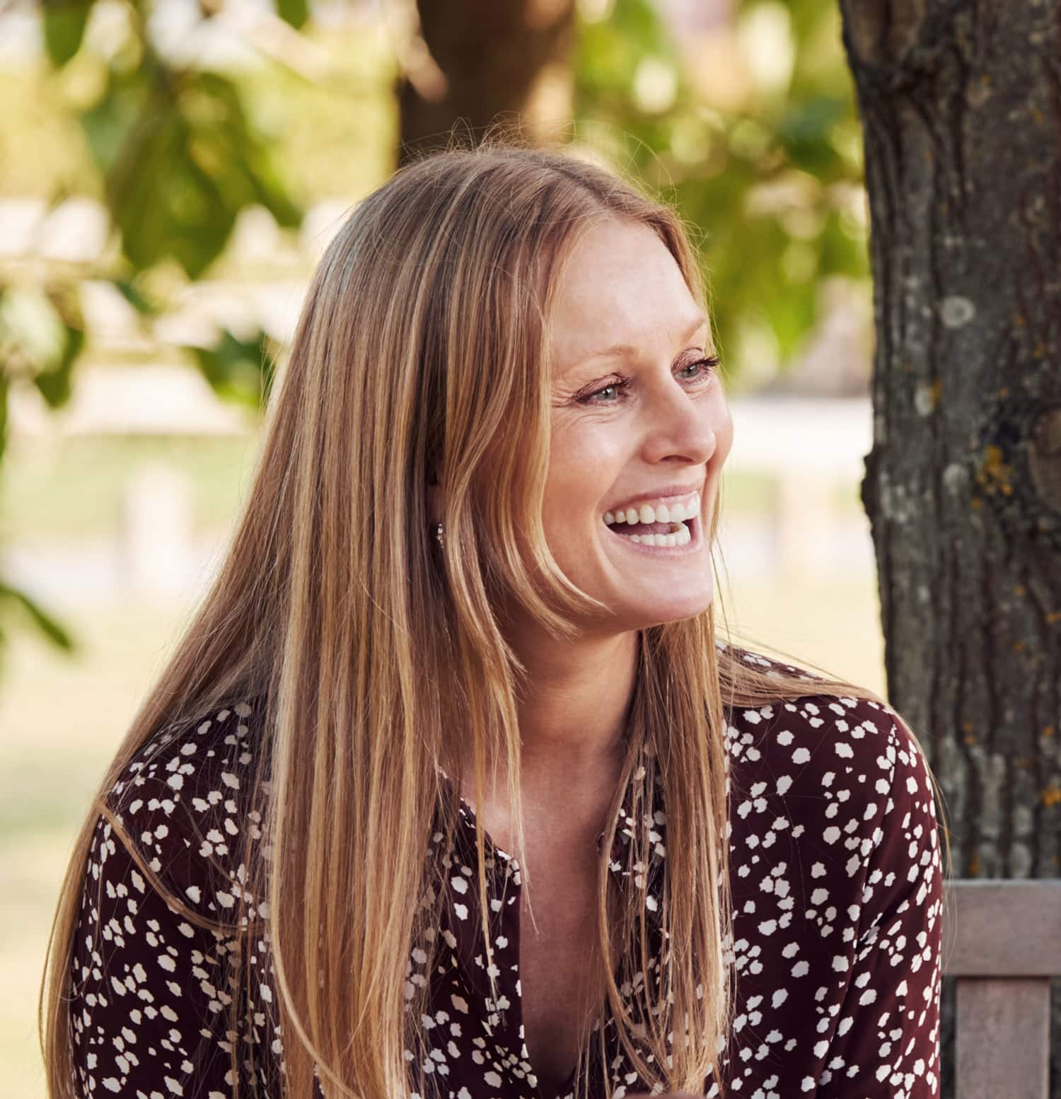 Woman smiling after dental care in Salt Lake City UT