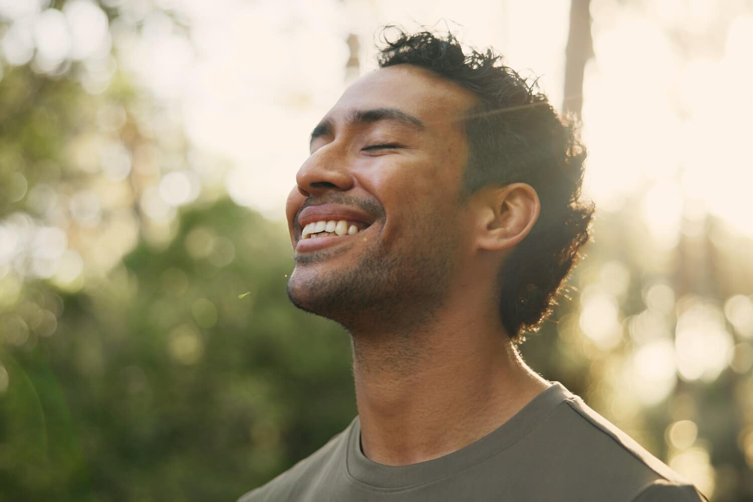 Man with veneers smiles in Salt Lake City UT